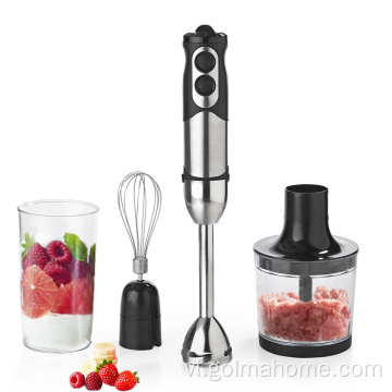 2 lưỡi Máy xay sinh tố giá rẻ Baking Chopper Blender Glass Inox Dán tay Blender